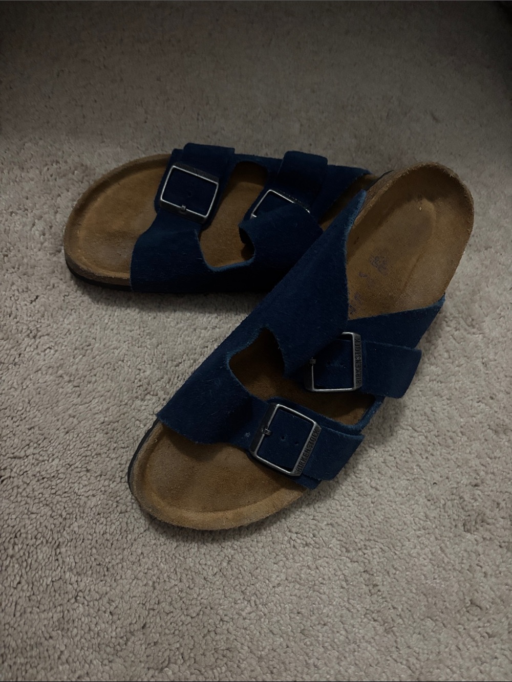 Birkenstocks navy size 40